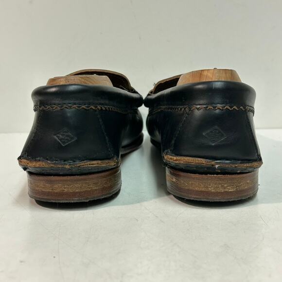 NWOT Quoddy True Penny Loafer Beefroll Pinch Black Made in Maine, USA Vibram 10 - Picture 6 of 11